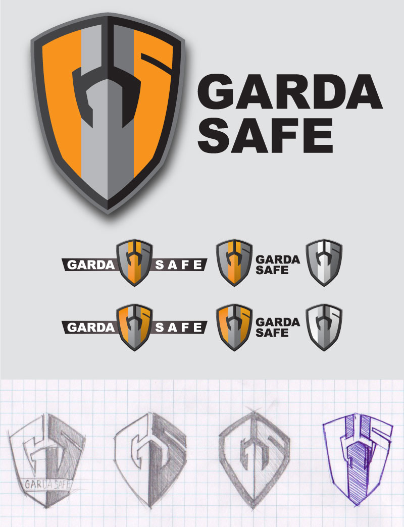 Garda Safe logo design